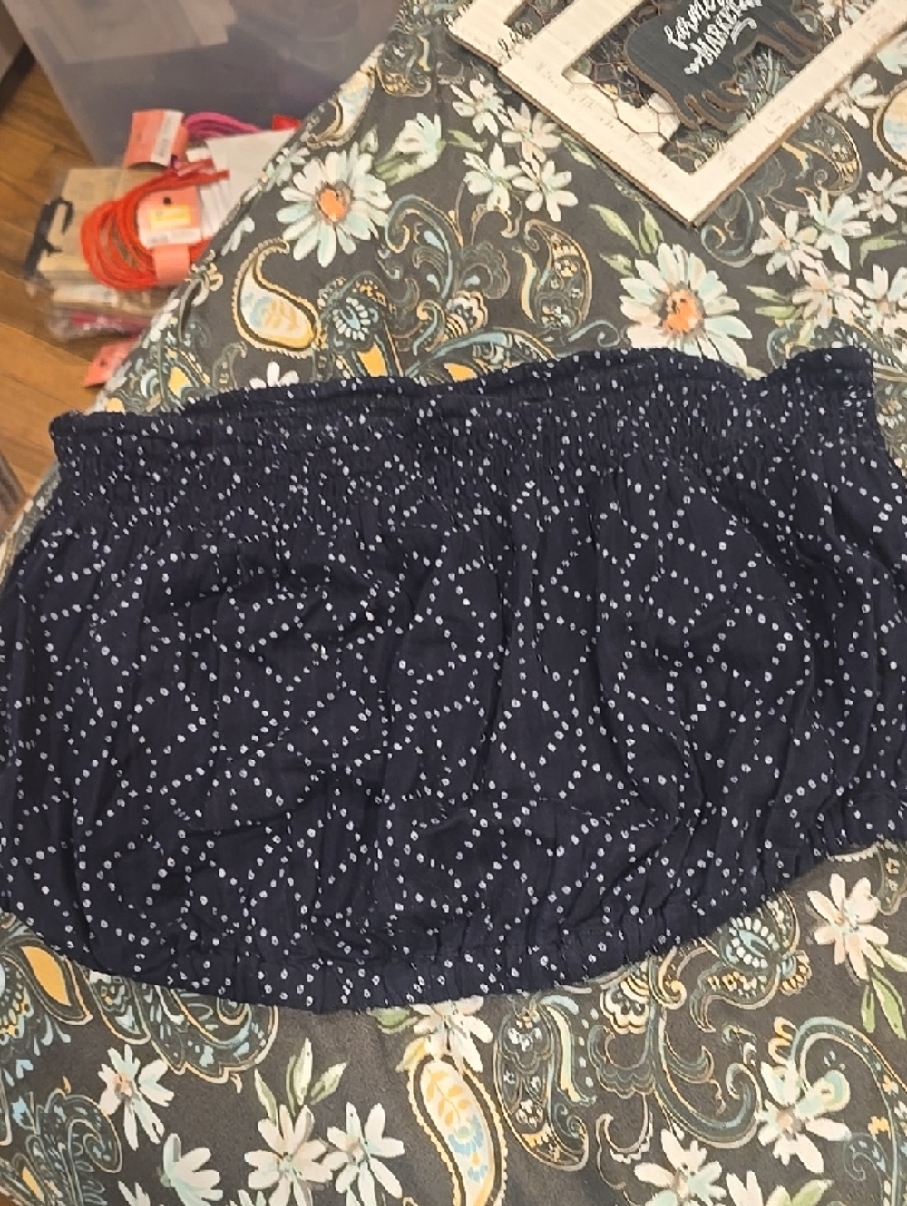 ❤️10/$10 New Cropped Navy Tube Top